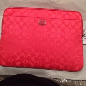 Coach laptop case